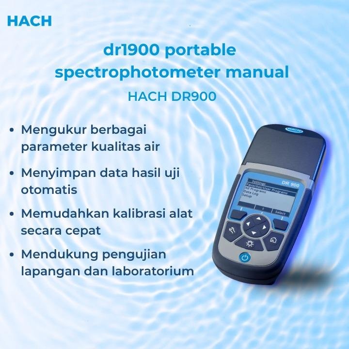 DR1900 Portable Spectrophotometer Manual murah