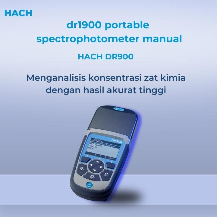 DR1900 Portable Spectrophotometer Manual