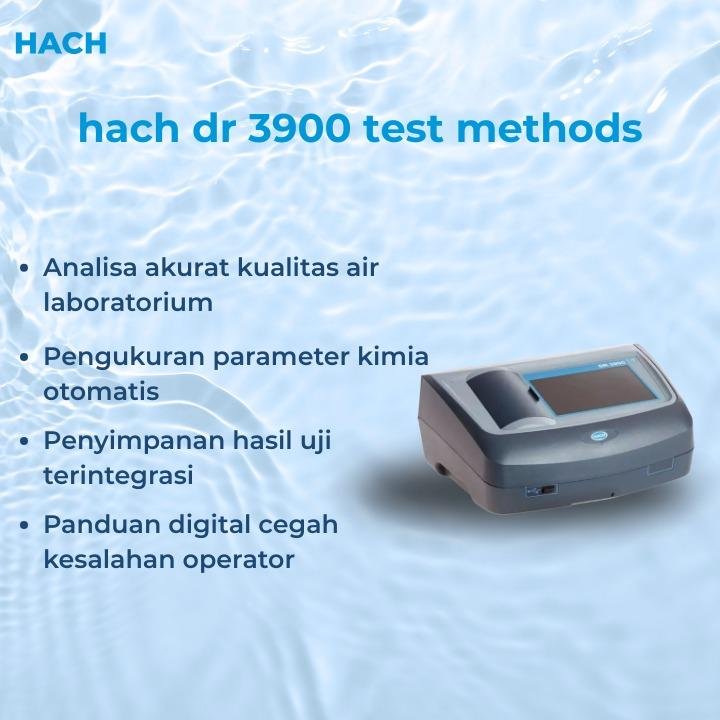 Hach DR 3900 Test Methods berkualitas
