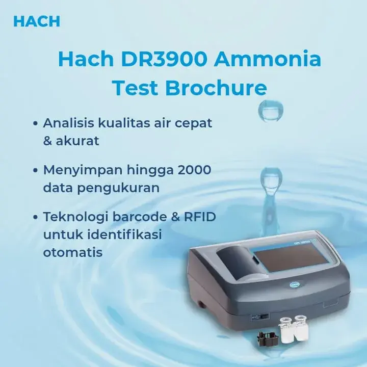 Hach DR3900 Ammonia Test Brochure murah