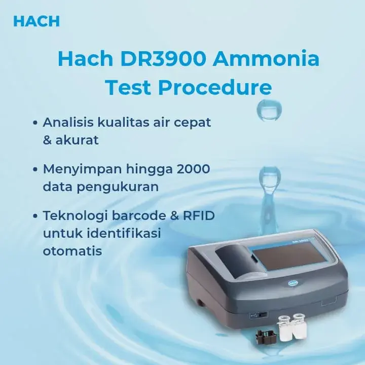 Hach DR3900 Ammonia Test Procedure terbaik