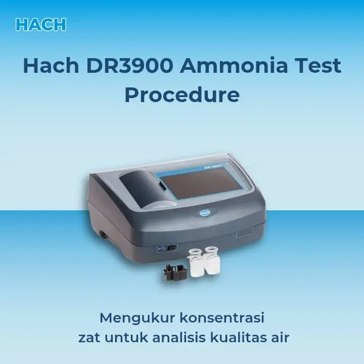 Hach DR3900 Ammonia Test Procedure terjangkau