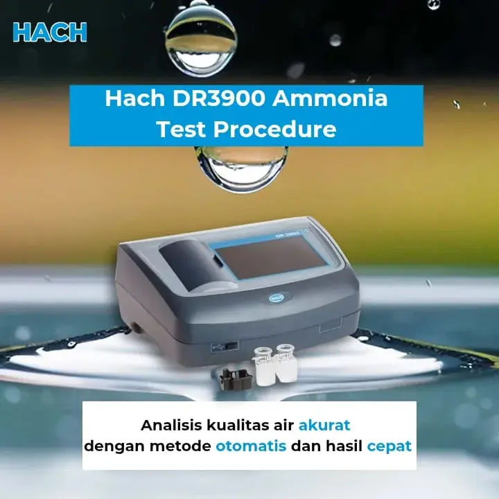 Hach DR3900 Ammonia Test Procedure
