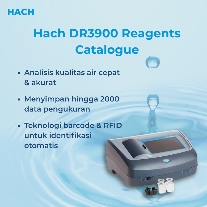 Hach DR3900 Reagents Catalogue Terjangkau