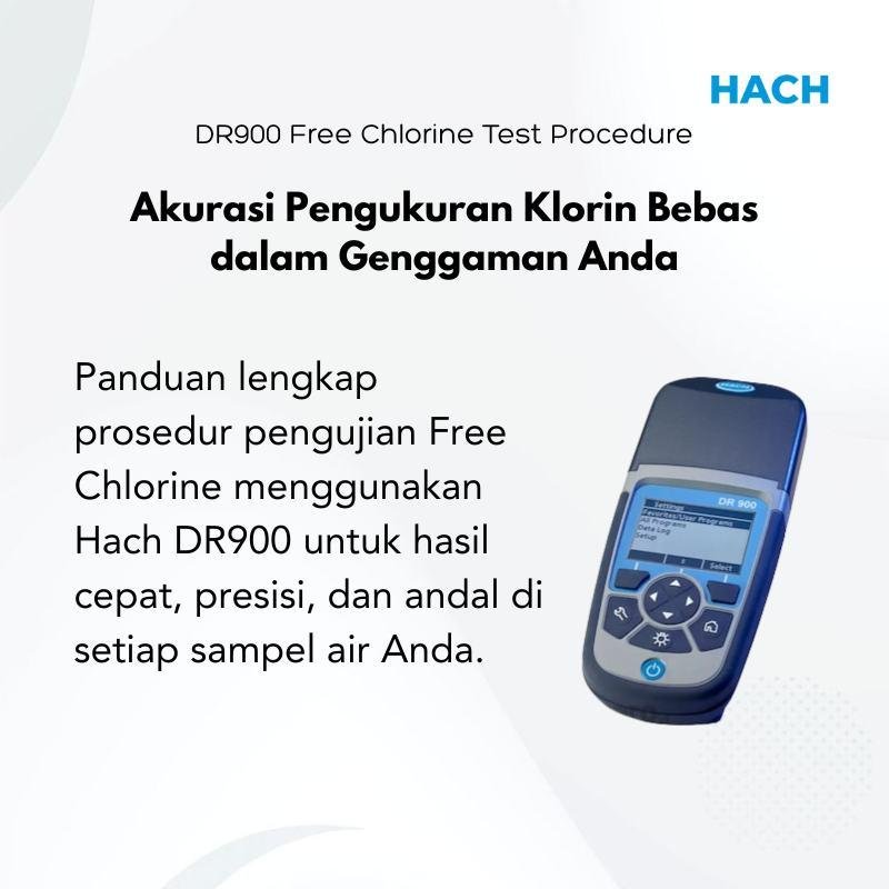 Hach DR900 Free Chlorine Test Procedure Murah