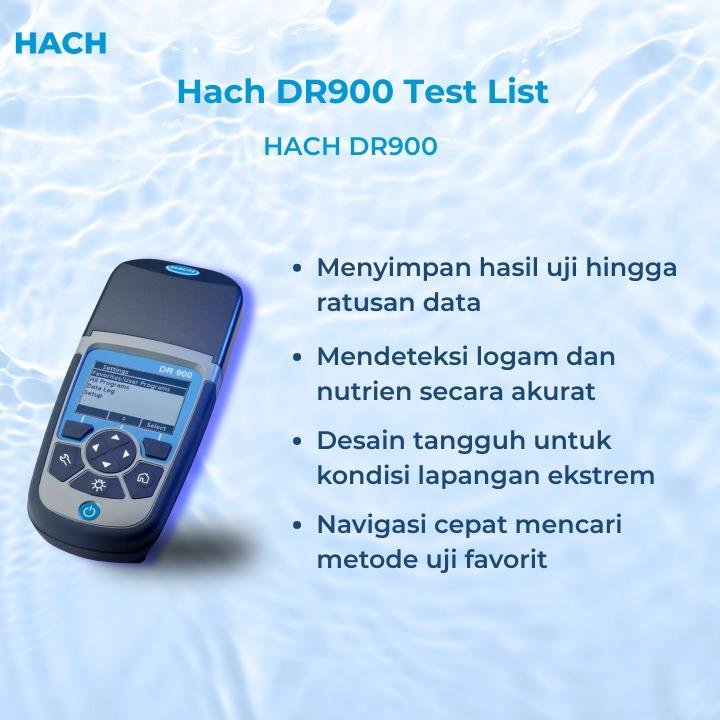 Hach DR900 Test List TERJANGKAU