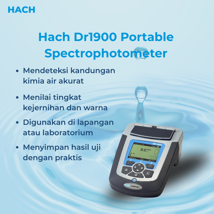 Hach Dr1900 Portable Spectrophotometer murah