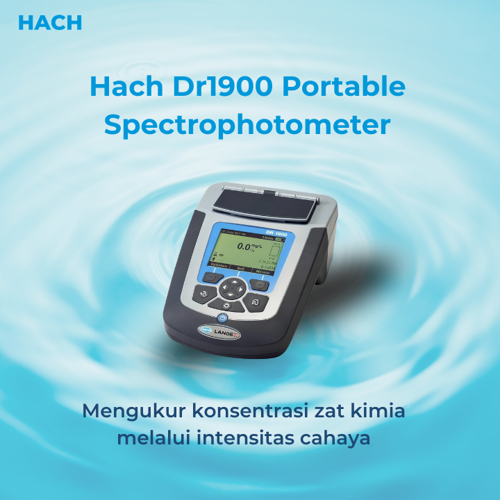Hach Dr1900 Portable Spectrophotometer terjangkau