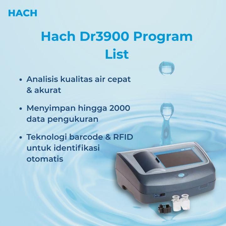 Hach Dr3900 Program List terjangkau