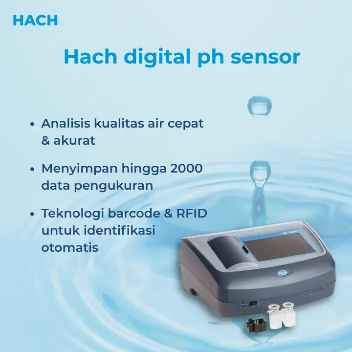 Hach digital ph sensor murah