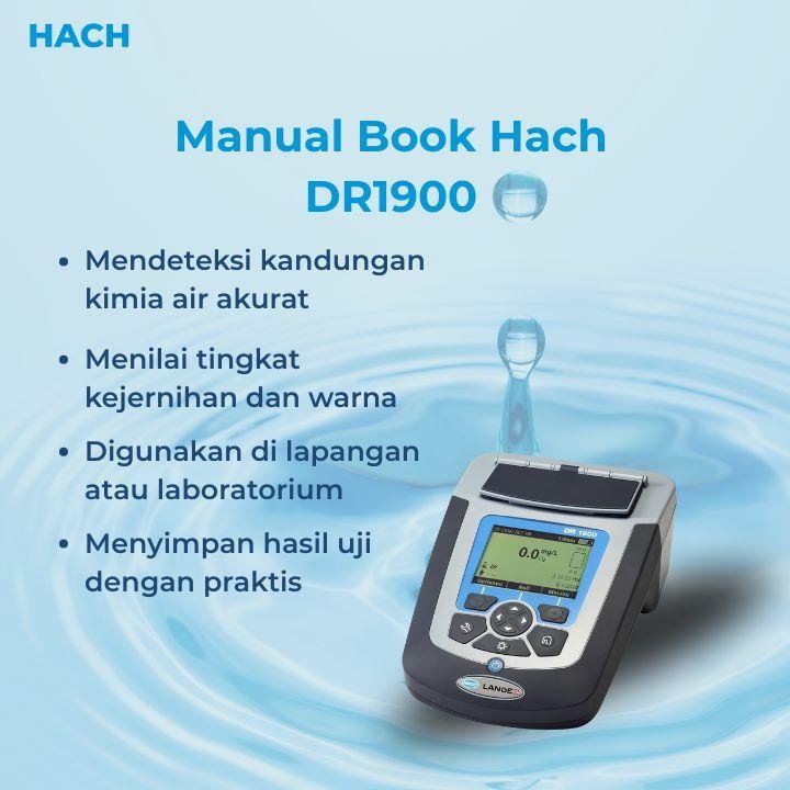 Manual Book Hach DR1900 murah