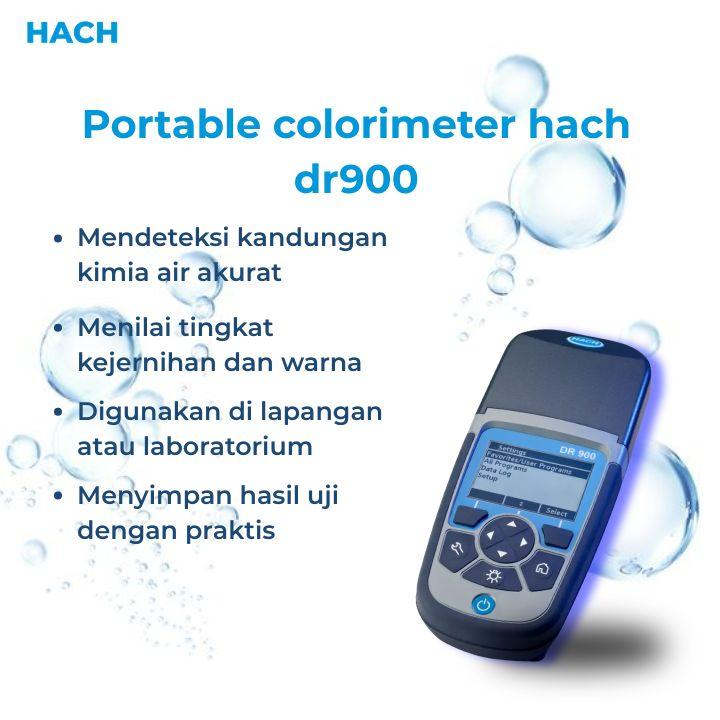 Portable colorimeter hach dr900 murah
