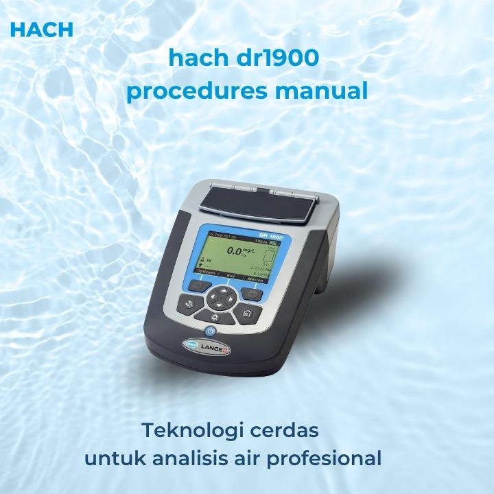 harga hach dr1900 procedures manual